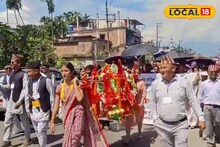পালকিতে দেবী দুর্গার ছবি-ঘট! পুজোর আবহে উত্তরে ফুলপাতি উৎসব, এই শোভাযাত্রা কেন বের হয়? আজও অনেকে জানেন না সেই কারণ