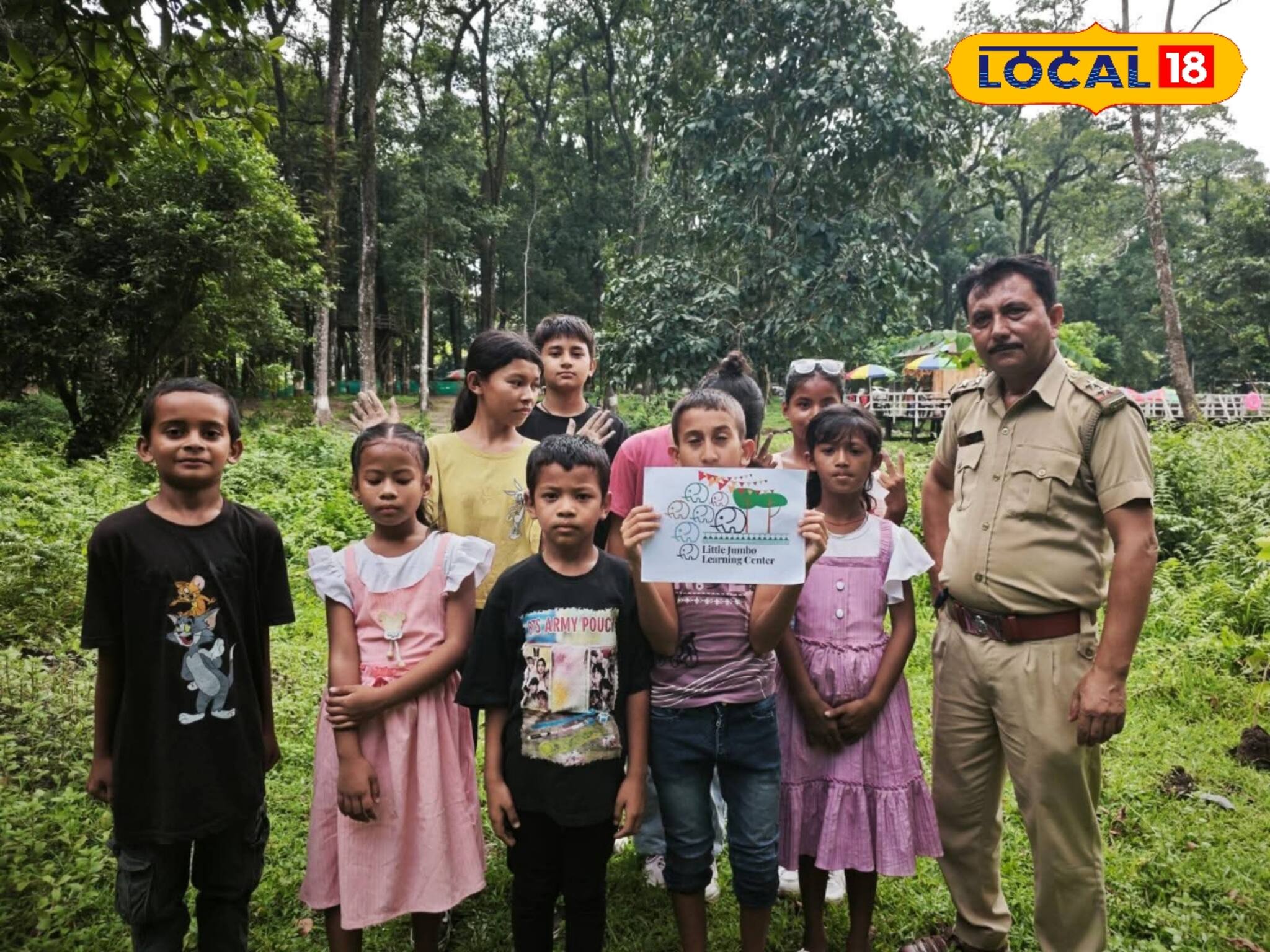 প্রকৃতির কোলে পশুপাখিদের সঙ্গ মাতিয়ে তুলল ওদের