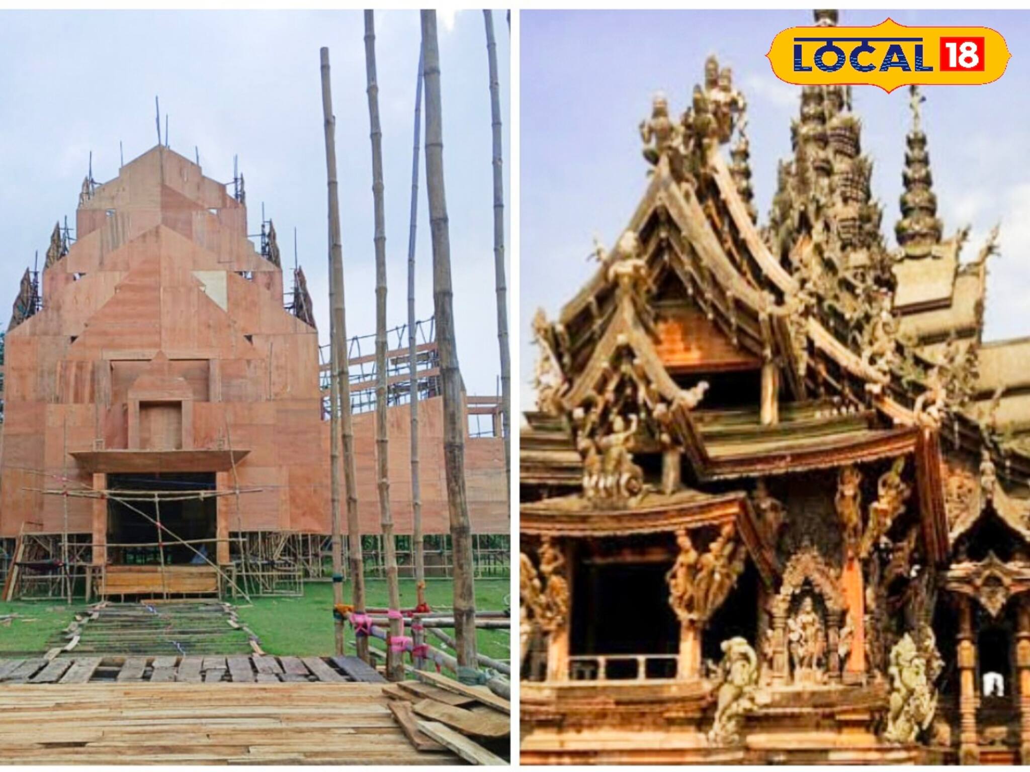 ৩০ লাখ টাকা খরচে দুর্গাপুর শিল্পাঞ্চলেই গড়ে উঠছে থাইল্যান্ডের মিউজিয়াম, মণ্ডপের কোণায়