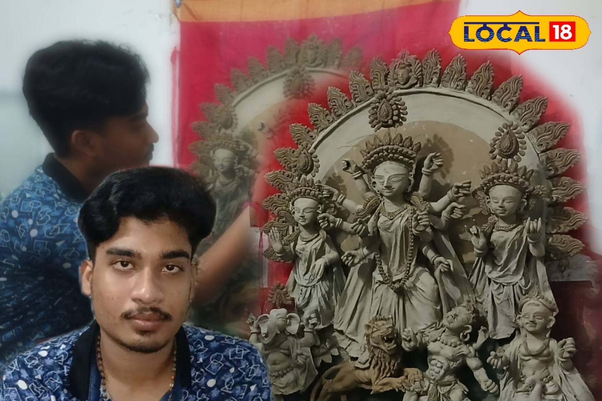 একই মাটি ১২ বছর ধরে! পূর্ব বর্ধমানের এই কিশোরের প্রতিমা গড়ার গল্প মন ছুঁয়ে যায়।