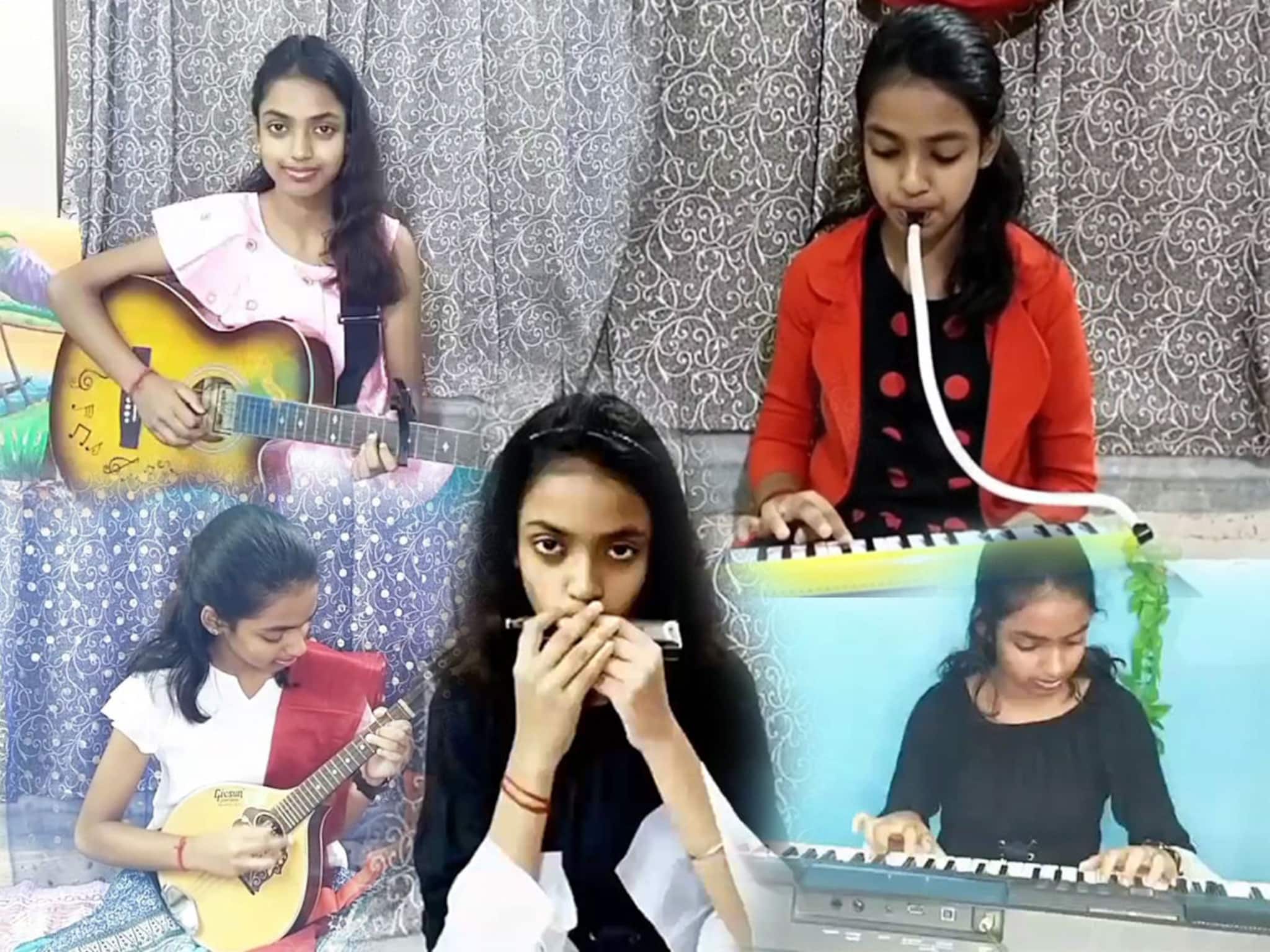 মাত্র ১৫ বছরেই ১৫ বাদ্যযন্ত্রে পারদর্শী...! অনুস্মিতার 'টার্গেট' এখন গিনেস বুক অব রেকর্ডস