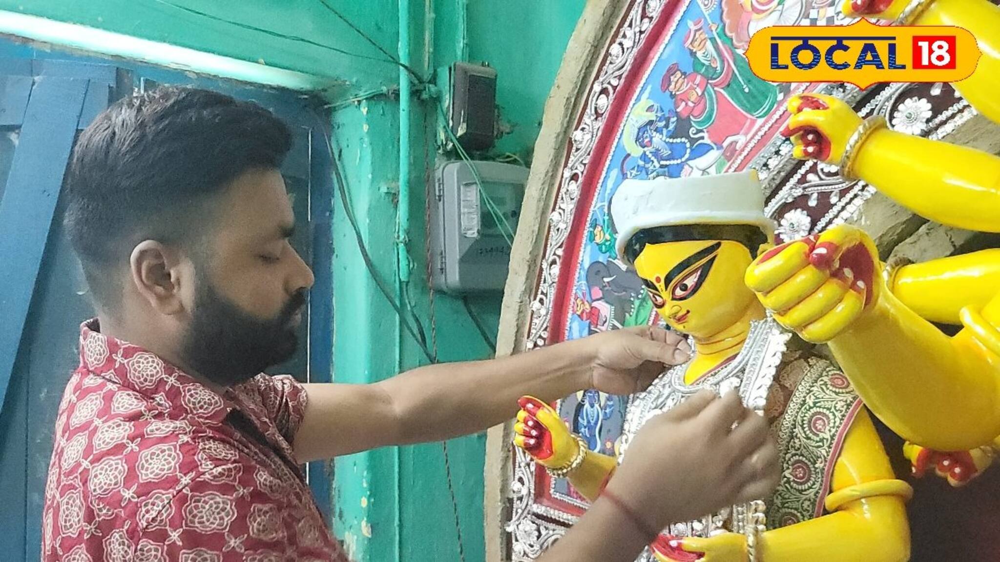 নবমীতে পুজোর ভোগে পোলাও-ইলিশমাছ! দশমীতে পান্তাভাত-কচুরশাক! এই সাবেক পুজোর ভোগ নজরকাড়া