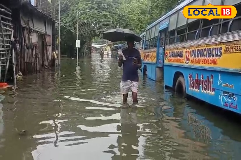 সোমবার রাত থেকে টানা কয়েক ঘণ্টার বৃষ্টিতে জনমগ্ন শহর। কলকাতার পাশাপাশি হাওড়া জেলা জুড়ে অতিবৃষ্টি। বৃষ্টির জেরে শহরের গুরুত্বপূর্ণ রাস্তায় জল জমেছে। আর এইপুজোর উৎসবের শুরুতে দারুন সমস্যায় পড়েছে পূজা উদ্যোক্তা থেকে সাধারণ মানুষ। হাওড়া শহরের টিকিয়াপাড়া বি রোড সি রোড বামনগাছি দাস নগরের মত বিভিন্ন এলাকা জলমগ্ন। 