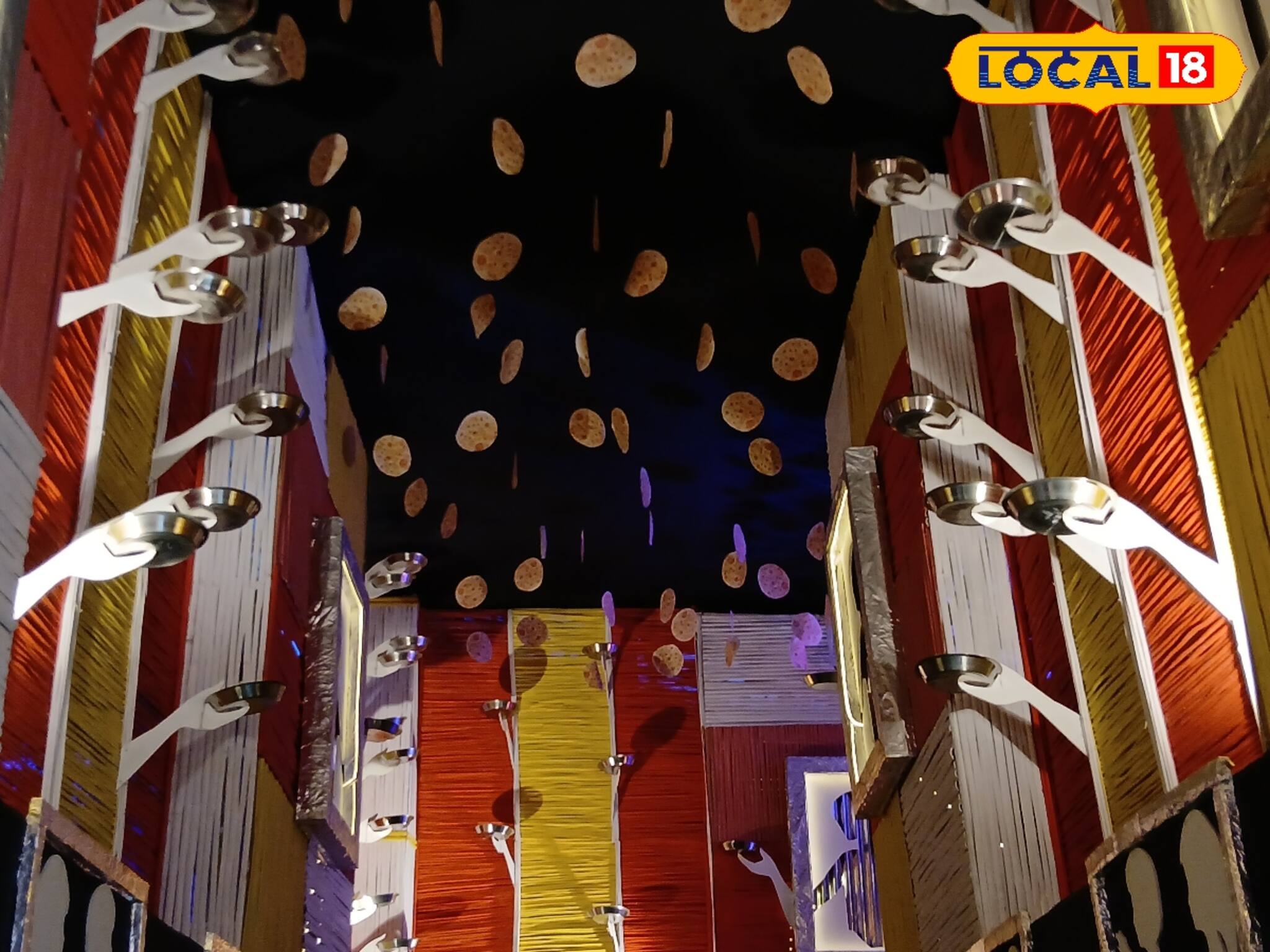 খাবারের মূল্য বোঝাতে মণ্ডপে কঠিন বাস্তব! বর্ধমানের বারোয়ারি পুজোয় অন্যরকম থিমের চমক