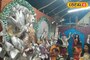 খুচরো পয়সা-ভাঙা কাঁচের চুড়ি দিয়ে দুর্গা প্রতিমা! হাওড়ার লোহার কারিগরের তুখোড় হাতের কাজ