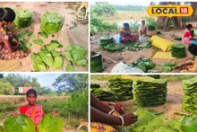 পুজোর সময় ব্যাপক ডিম্যান্ড! বাড়তি রোজগারের আশায় 'এই' পাতা বুনছেন মহিলারা