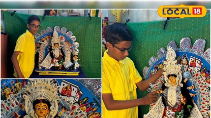 দুর্গাপুজোর আগে মাটির প্রতিমা তৈরি করে নজর কাড়ল কাটোয়ার স্কুল পড়ুয়া অনিমেষ কর্মকার দুর্গাপুজোর আগে মাটির প্রতিমা তৈরি করে নজর কাড়ল কাটোয়ার স্কুল পড়ুয়া অনিমেষ কর্মকার