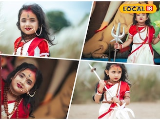 পুরুলিয়ার কাশবনে দেখা মিলল ছোট্ট দুগ্গার! ভাইরাল ছবি