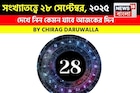 সংখ্যাতত্ত্বে ২৮ সেপ্টেম্বর, ২০২৫: দেখে নিন কেমন যাবে আজকের দিন, জানাচ্ছেন জ্যোতিষী চিরাগ