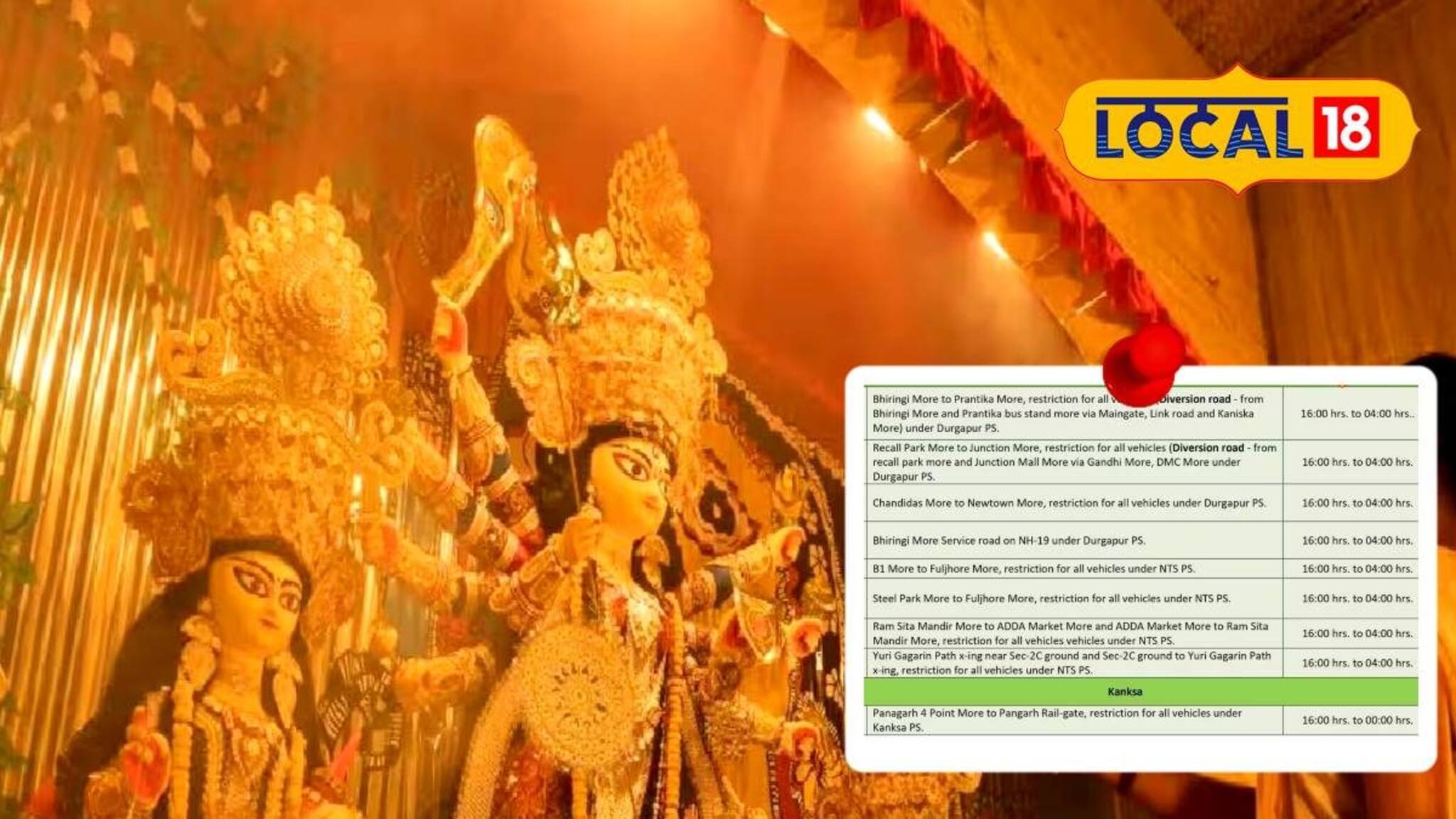 পুজোর সময় বন্ধ থাকবে বেশ কিছু জরুরি রাস্তা! ঠাকুর দেখতে বেরিয়ে সমস্যায় পড়ার আগেই জানুন