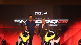 TVS MOTOR COMPANY LAUNCHES TVS NTORQ 150 TVS MOTOR COMPANY LAUNCHES TVS NTORQ 150