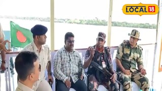 টাকিতে ইছামতি নদীবক্ষে দুর্গা প্রতিমা নিরঞ্জনকে সামনে রেখেই BSF-BGB বৈঠক