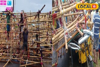 চতুর্থীতে প্যান্ডেল হপিংয়ের মাঝেই বিপত্তি! টাকি রোডে ভেঙে পড়ল মণ্ডপের মস্ত গেট