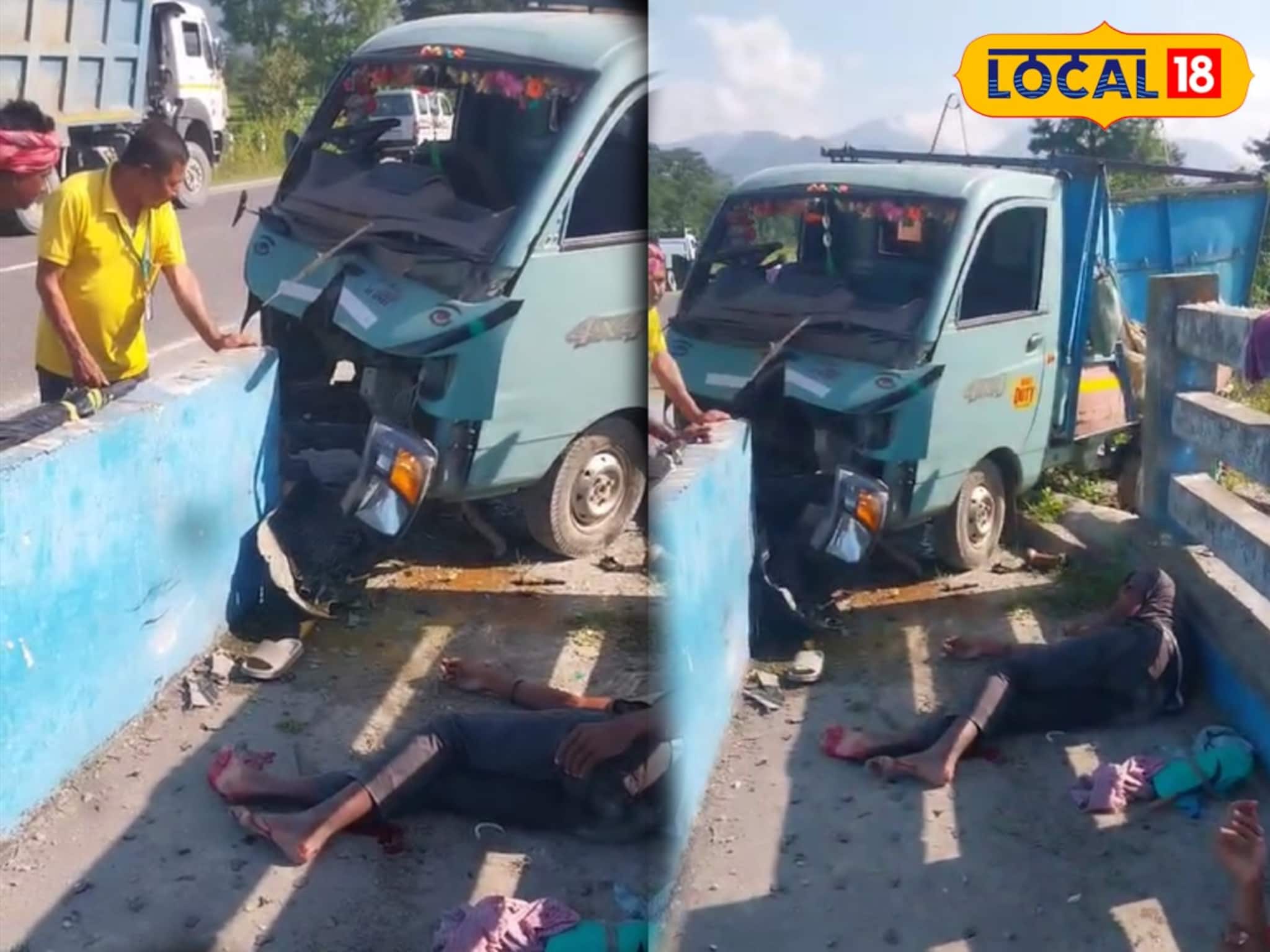 পুজোর মুখে ভয়ঙ্কর দুর্ঘটনা! নিয়ন্ত্রণ হারিয়ে সজোরে ধাক্কা, গাড়ি থেকে ছিটকে বাইরে! র*ক্তে ভাসছে চা বাগানের সড়ক