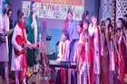 বিশেষভাবে সক্ষম শিশুদের মাতৃবন্দনা, দেবী দুর্গা ও মহিষাসুরের চরিত্রে অভিনয়