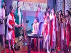 বিশেষভাবে সক্ষম শিশুদের মাতৃবন্দনা, দেবী দুর্গা ও মহিষাসুরের চরিত্রে অভিনয়