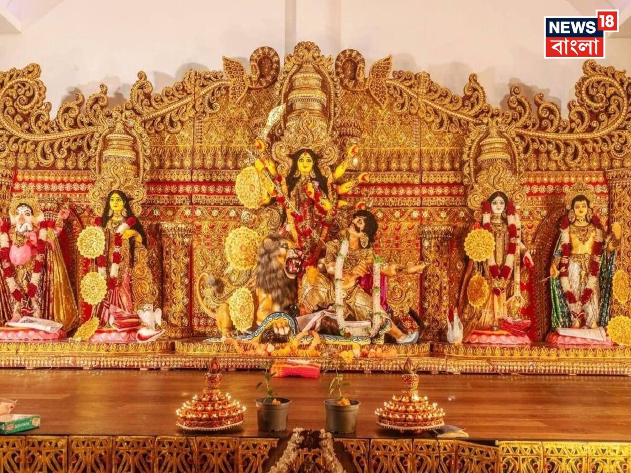 Durga Puja 2025: চেনা আয়োজনে নতুন পুজো খুঁজে ফেরে, হনসলোর দুর্গাপুজোয় মেতে প্রবাসী বাঙালিরা