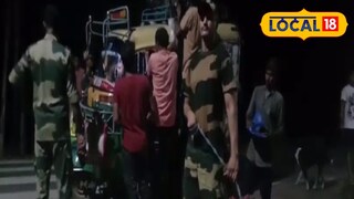 বিএসএফের নাকা চেকিং