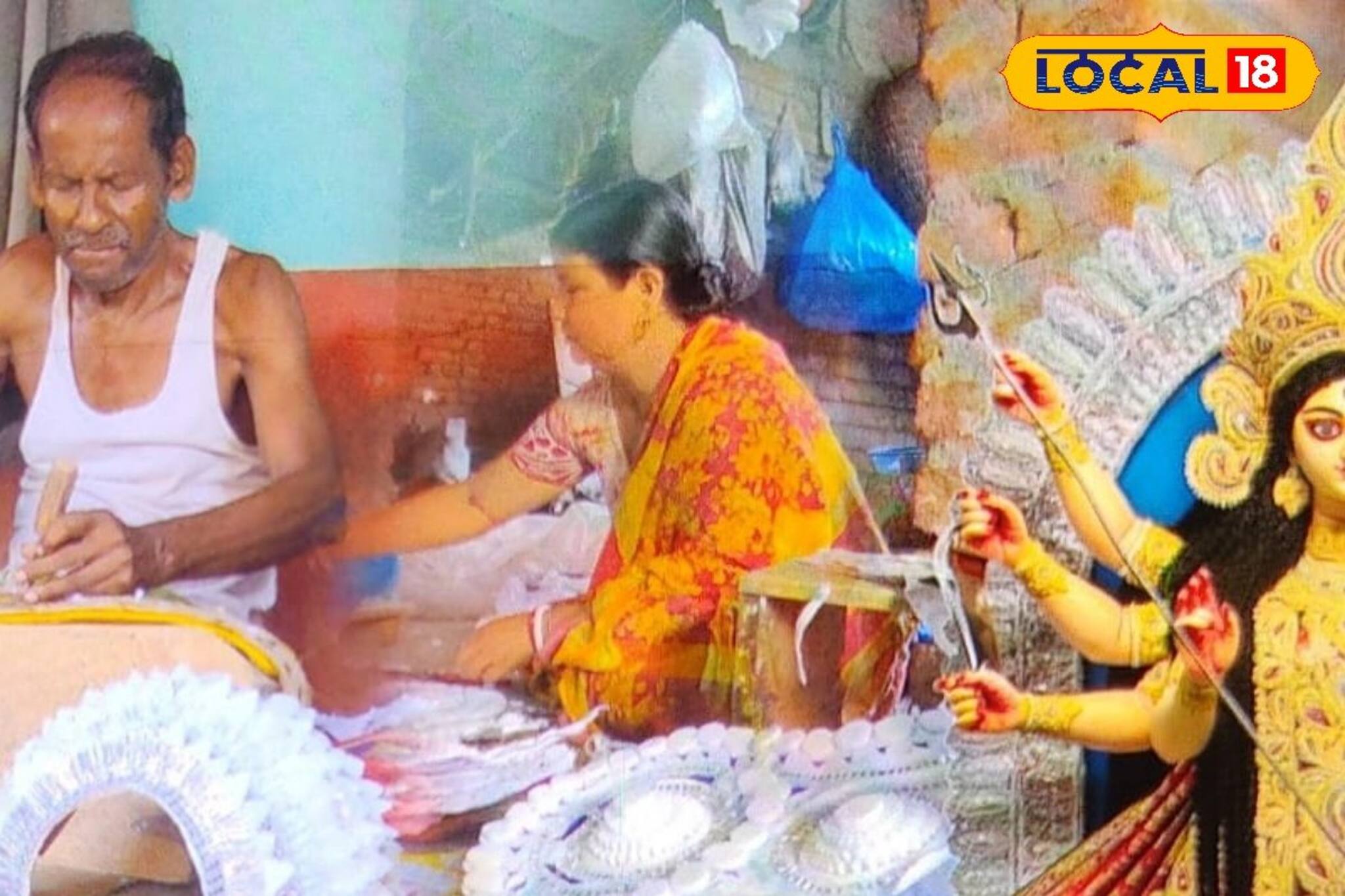 বাঁকুড়ার শিল্পীর তৈরি ডাকের সাজ যাচ্ছে আমেরিকায়, খুশির জোয়ার পরিবারে