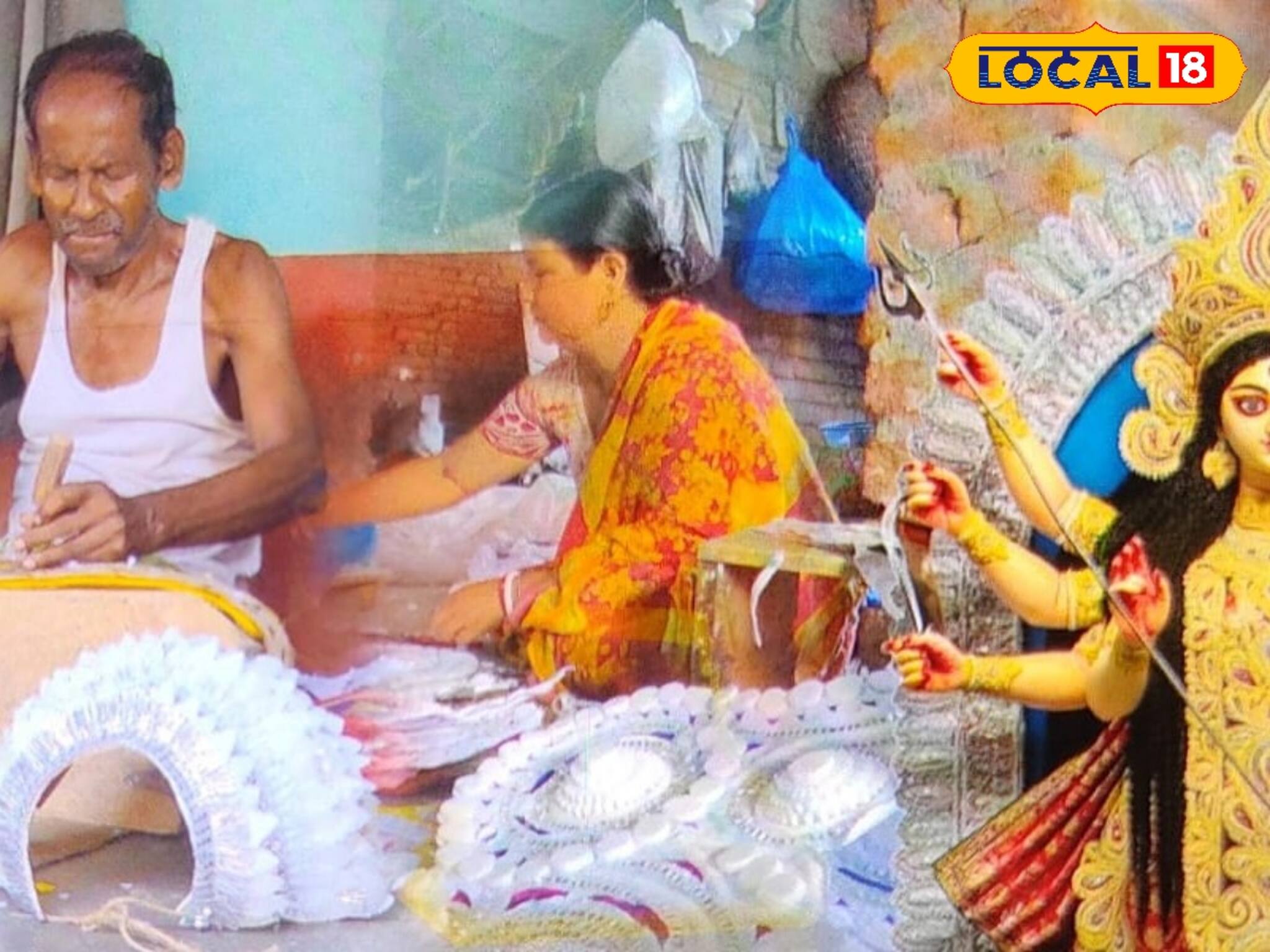 বাঁকুড়ার শিল্পীর তৈরি ডাকের সাজ যাচ্ছে আমেরিকায়, খুশির জোয়ার পরিবারে