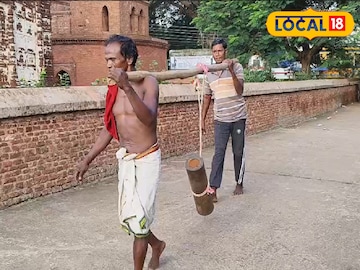 নিয়ে যাওয়া হচ্ছে কামানের গোলা