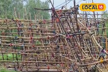 চতুর্থীতেই খেলা দেখিয়ে দিল বৃষ্টি, দুপুরেই অন্ধকার! ভাঙল মণ্ডপের গেট! পুজোর বাকি দিনে কী হবে?
