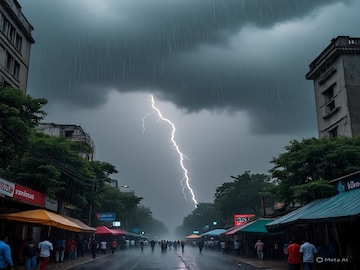 কলকাতায় ফের দুর্যোগের আশঙ্কা, দিনের অসহ্য গরম হবে উধাও, হু হু করে ঢুকবে ঠান্ডা হাওয়া কলকাতায় ফের দুর্যোগের আশঙ্কা, দিনের অসহ্য গরম হবে উধাও, হু হু করে ঢুকবে ঠান্ডা হাওয়া