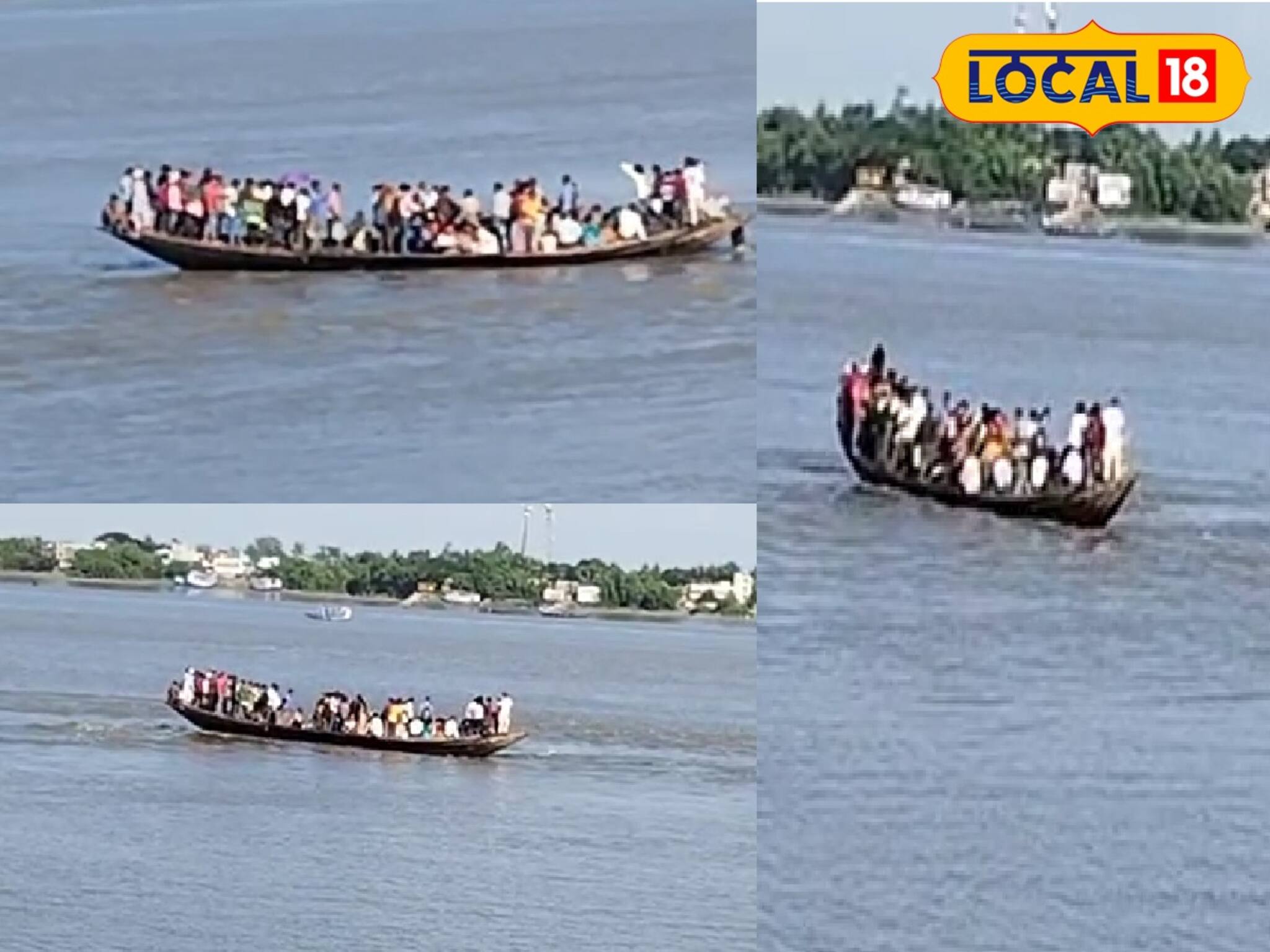 মাঝনদীতে আটকে গেল ভুটভুটি, অল্পের জন্য বেঁচে ফিরলেন যাত্রীরা