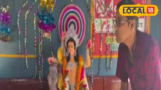 চলন্ত ট্রেনে বিশ্বকর্মা পুজো