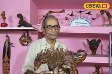 গাছের মূল কেটে কখনও সজারু, কখনও আবার অন্যকিছু! মেদিনীপুরের বৃদ্ধের তাক লাগানো শিল্পকর্ম, দেখতে ছুটে আসেন প্রতিবেশীরা