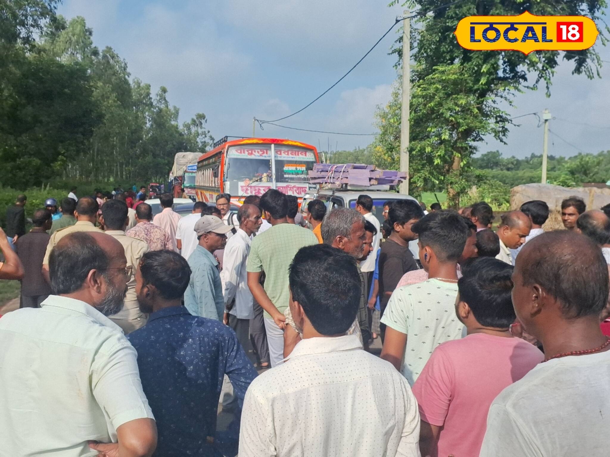 হাতির তাণ্ডবে ক্ষতির মুখে বিঘার পর বিঘা ধানজমি! ক্ষতিপূরণ আদায়ে পথে নামলেন ক্ষতিগ্রস্তরা