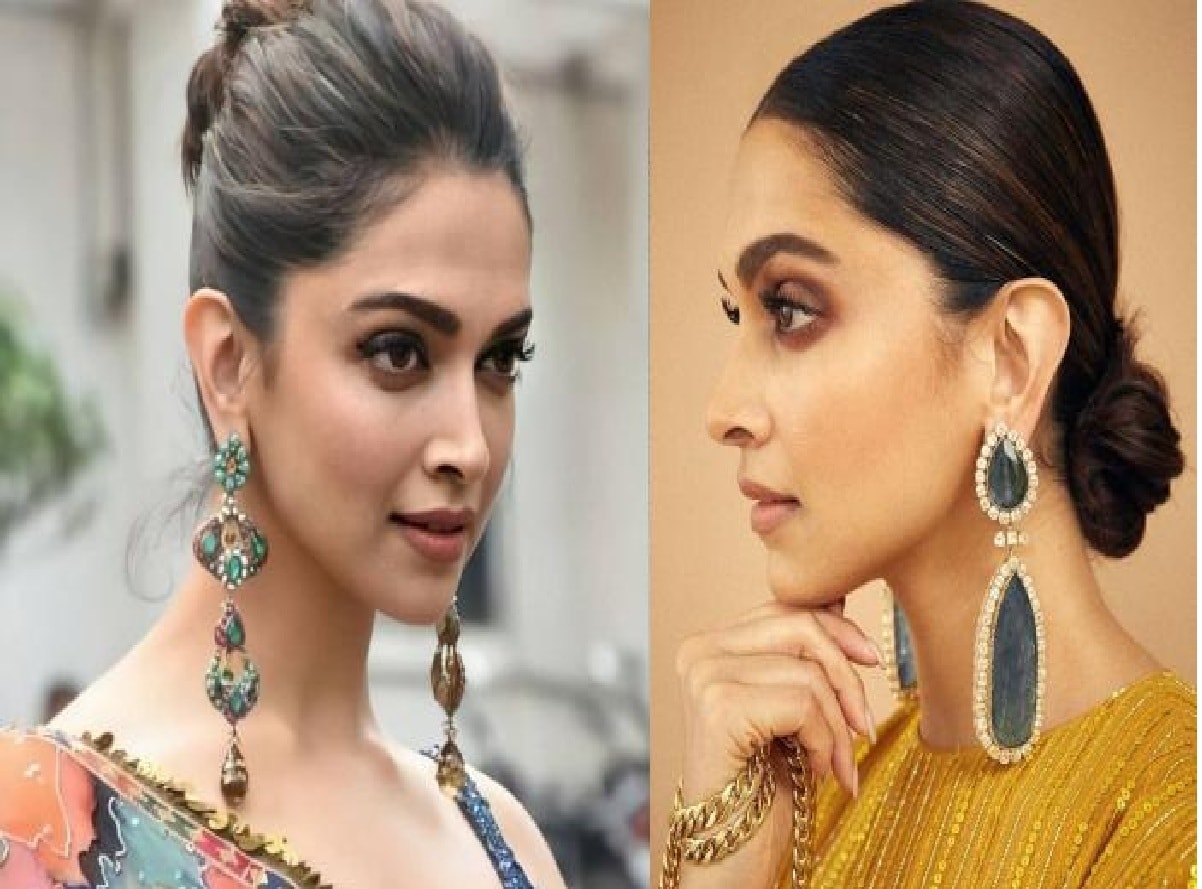 নেকলেসের জায়গায় বড় কানের দুল