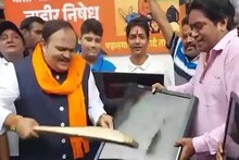 একের পর এক ভাঙা হচ্ছে টিভি! ভারত-পাক ম্যাচের আগে মুম্বইয়ের ভাইরাল ভিডিও-তে অবাক সকলে
