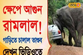 ক্ষেপে আগুন রামলাল! সোজা প্রাইভেট গাড়িতে অ্যাটাক, দেখুন সেই ভয়ঙ্কর ভিডিও
