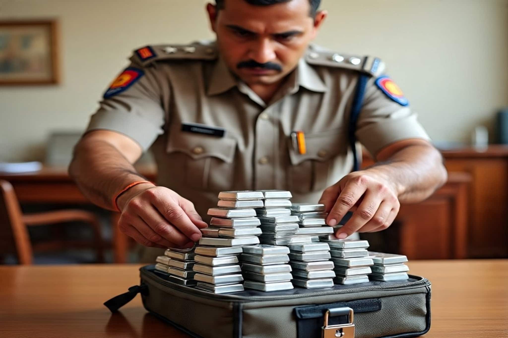 Silver Loot: এক ব্যাগ ভর্তি ১৫ কেজি রুপো, দেখান তো দেখি ব্যাগে কী আছে বলে বাসে উঠল পুলিশ, তারপর