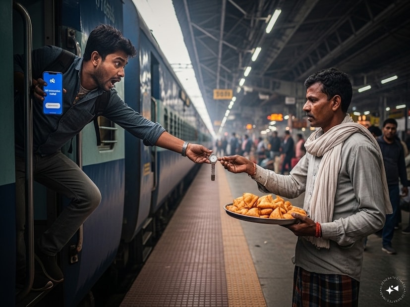 রেলের কামরায় কত ঘটনাই না ঘটে। তবে শনিবার জব্বলপুর থেকে ট্রেন ছাড়ামাত্র যা ঘটল তা হয়তো কোনওদিন কেউ শোনেনি।