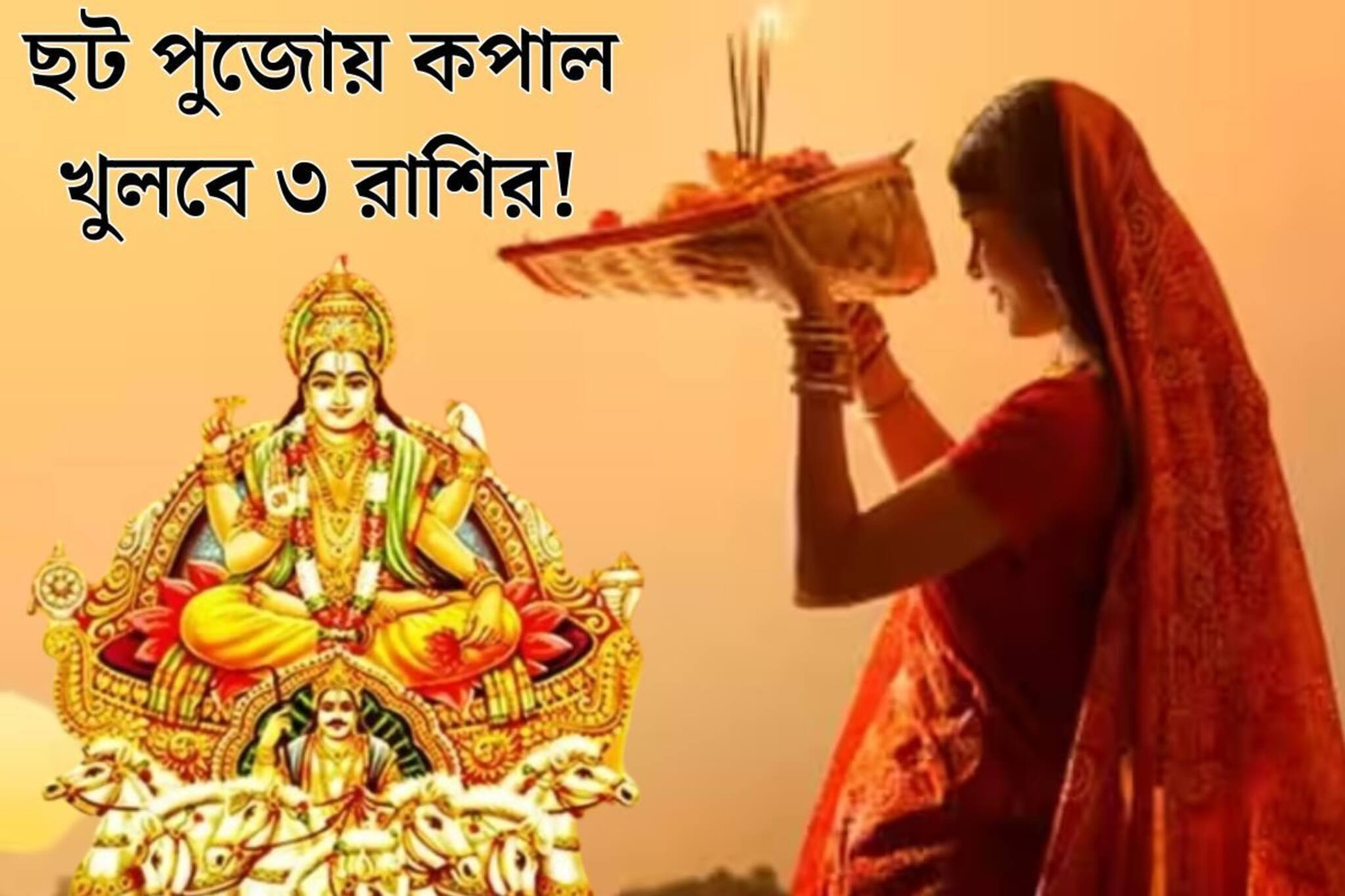 ছট পুজোয় বিরল যোগ! আজ থেকেই সূর্যের কৃপায় কপাল খুলবে ৩ রাশির, শুরু হবে বাম্পার লাভ