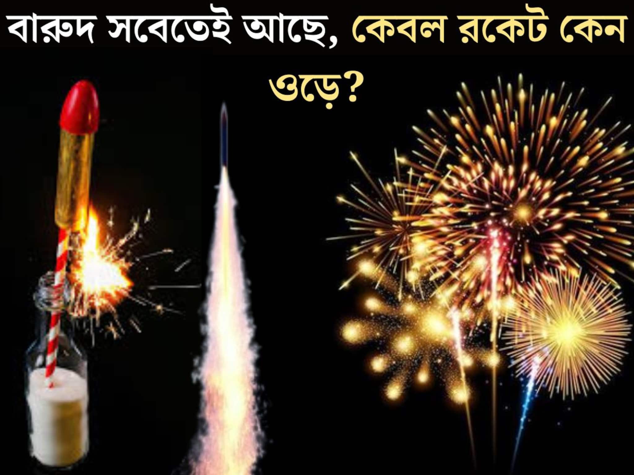 Diwali: থাকে তো সেই একই বারুদ! তাহলে বাকি সব বোম ফাটে মাটিতে, কেবল রকেট কীভাবে আকাশে উড়ে যায় বলুন তো? ফাটায় সবাই, কারণ জানে না ৯৯%