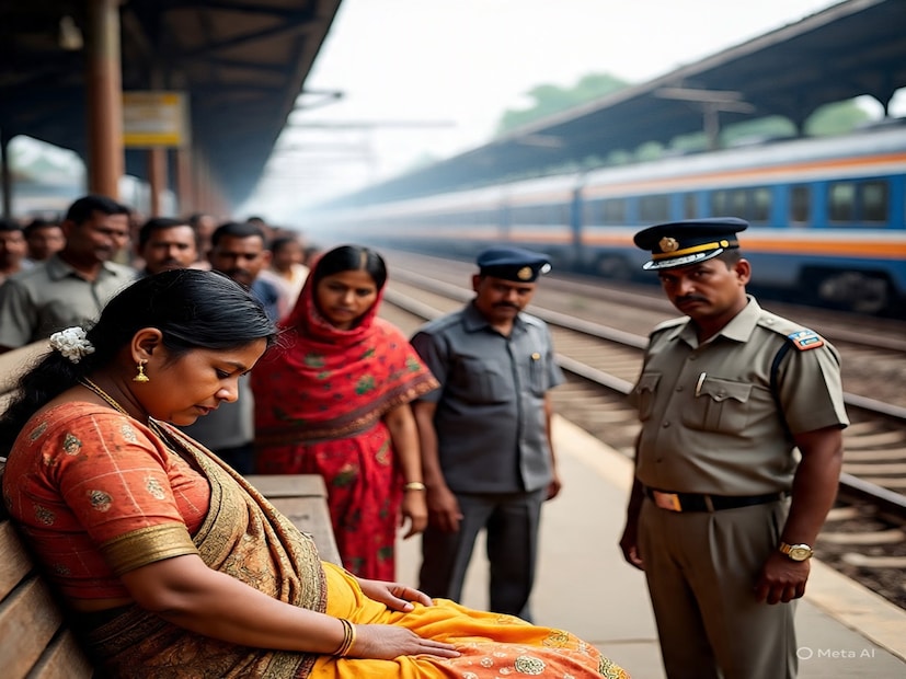  হাওড়া স্টেশনের ১২ নম্বর প্লাটফর্মে অন্যান্য যাত্রীদের সঙ্গে ট্রেন ধরার জন্য দাঁড়িয়েছিলেন সুমিত্রা বাসিল (৩৫) নামের এক মহিলা। সঙ্গে ছিল তার ছোট মেয়ে। কোল্ডফিল্ড এক্সপ্রেসে অন্ডালে বাড়ি ফেরা উদ্দেশে স্টেশনে হাজির হয়েছিলেন। সেই মতোই তিনি ১২ নম্বর প্ল্যাটফর্মে হাজির হয়ে ছিলেন। Photo Courtesy- Representative (Meta AI)
