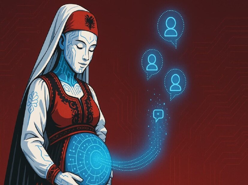 বিশ্বের প্রথম মন্ত্রী, যিনি একজন মানুষ নন বরং একজন কৃত্রিম বুদ্ধিমত্তা মডেল, নিযুক্ত হন। এডি রামা এটি অর্জনের জন্য একটি বিশেষ ডিক্রি জারি করেন, আলবেনীয় সংবিধানকে উপেক্ষা করে, যা সংবিধান অনুসারে, শুধুমাত্র একজন মানুষকেই মন্ত্রী হিসেবে নিযুক্ত করার অনুমতি দেয়।