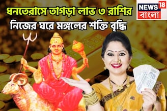 ধনতেরাস থেকে বিশাল শক্তি মঙ্গলের! এক মুহূর্তেই ভাগ্যের উদয়, ৩ রাশির আচ্ছে দিন