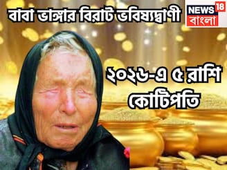 বাবা ভাঙ্গার বড়সড় ভবিষ্যদ্বাণী! নতুন বছরে পাঁচ রাশি কোটিপতি, প্রতি বলে ছক্কা