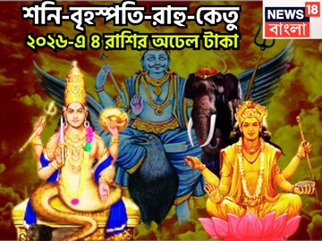 ২০২৬ কাঁপাবে ৪ রাশি! নতুন বছরে ধনবর্ষা, সারা বছর অলঙ্কারে পরিপূর্ণ জীবন, টাকার অভাব হবেনা
