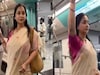 মরাঠি অভিনেত্রী অশ্বিনী ভাবের মুম্বই মেট্রো সফর, স্থানীয়রা বলছেন ‘লোকাল ট্রেন ধরুন!’