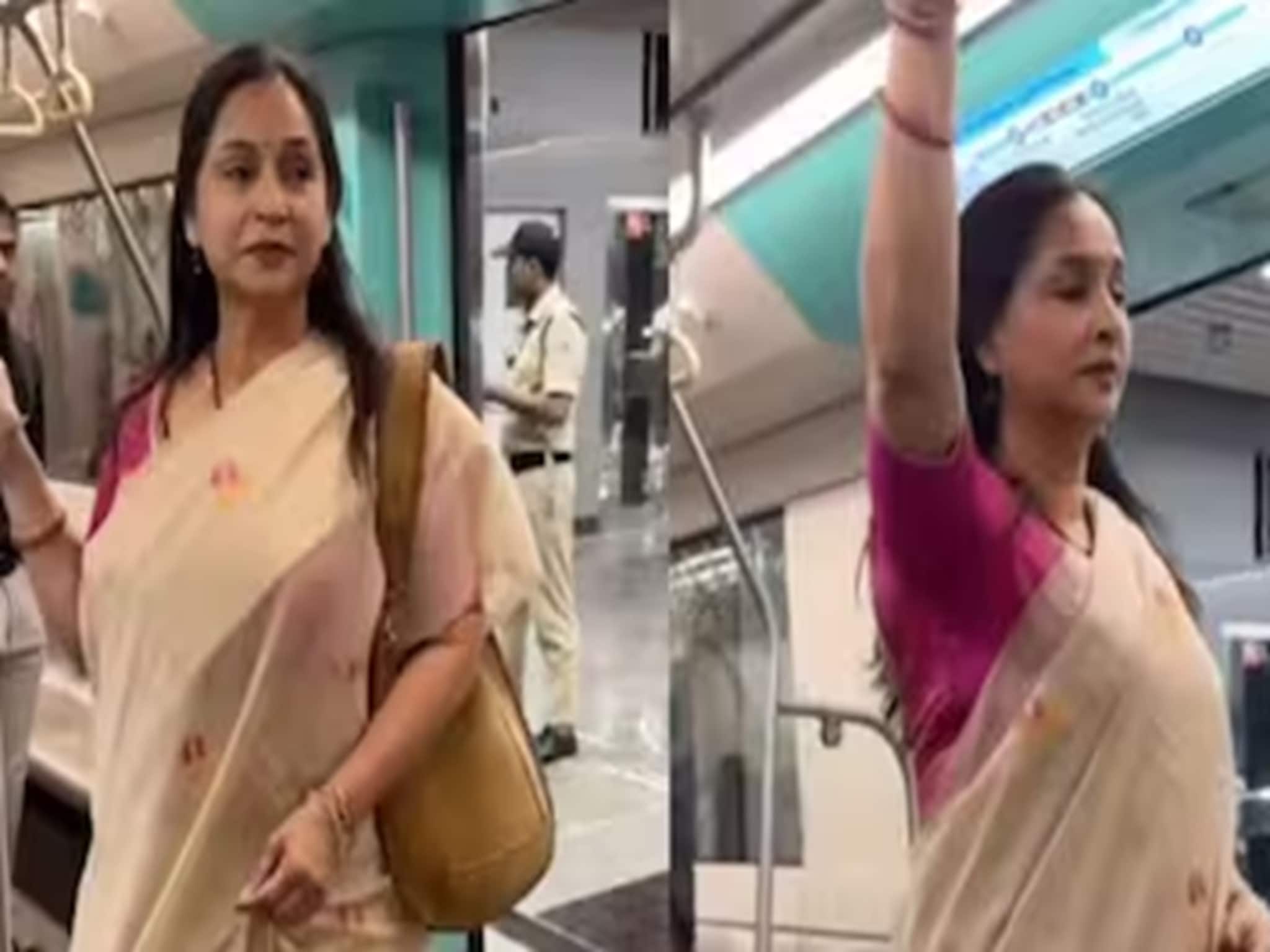 মরাঠি অভিনেত্রী অশ্বিনী ভাবের মুম্বই মেট্রো সফর, স্থানীয়রা বলছেন ‘মঙ্গলবার সকাল ৯টায় দাদর থেকে লোকাল ট্রেন ধরুন’! মরাঠি অভিনেত্রী অশ্বিনী ভাবের মুম্বই মেট্রো সফর, স্থানীয়রা বলছেন ‘মঙ্গলবার সকাল ৯টায় দাদর থেকে লোকাল ট্রেন ধরুন’!