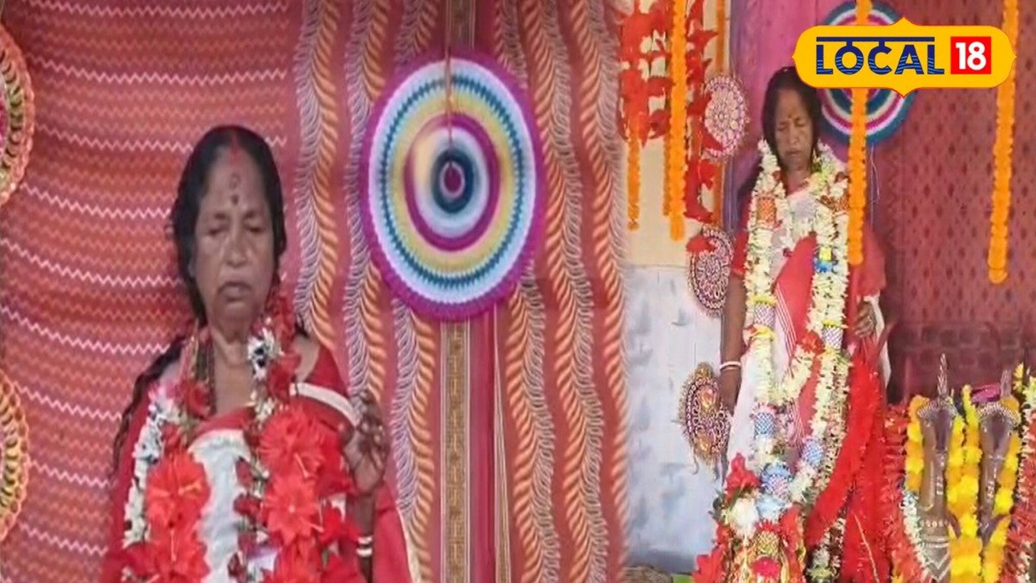 দীপান্বিতা অমাবস্যায় রক্তচন্দনের তিলক আঁকা শরীরে ভর করেন স্বয়ং দেবী, হয় জ্যান্ত কালীর পুজো