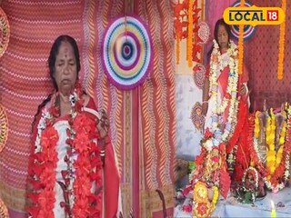 বাঁকুড়ার ইন্দাসে জীবন্ত কালীর পুজো