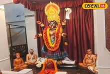 নিম কাঠের দারু বিগ্রহ, সালঙ্কারা দেবী চতুর্ভূজা! শিবানী পীঠে জাগ্রত মা কালী