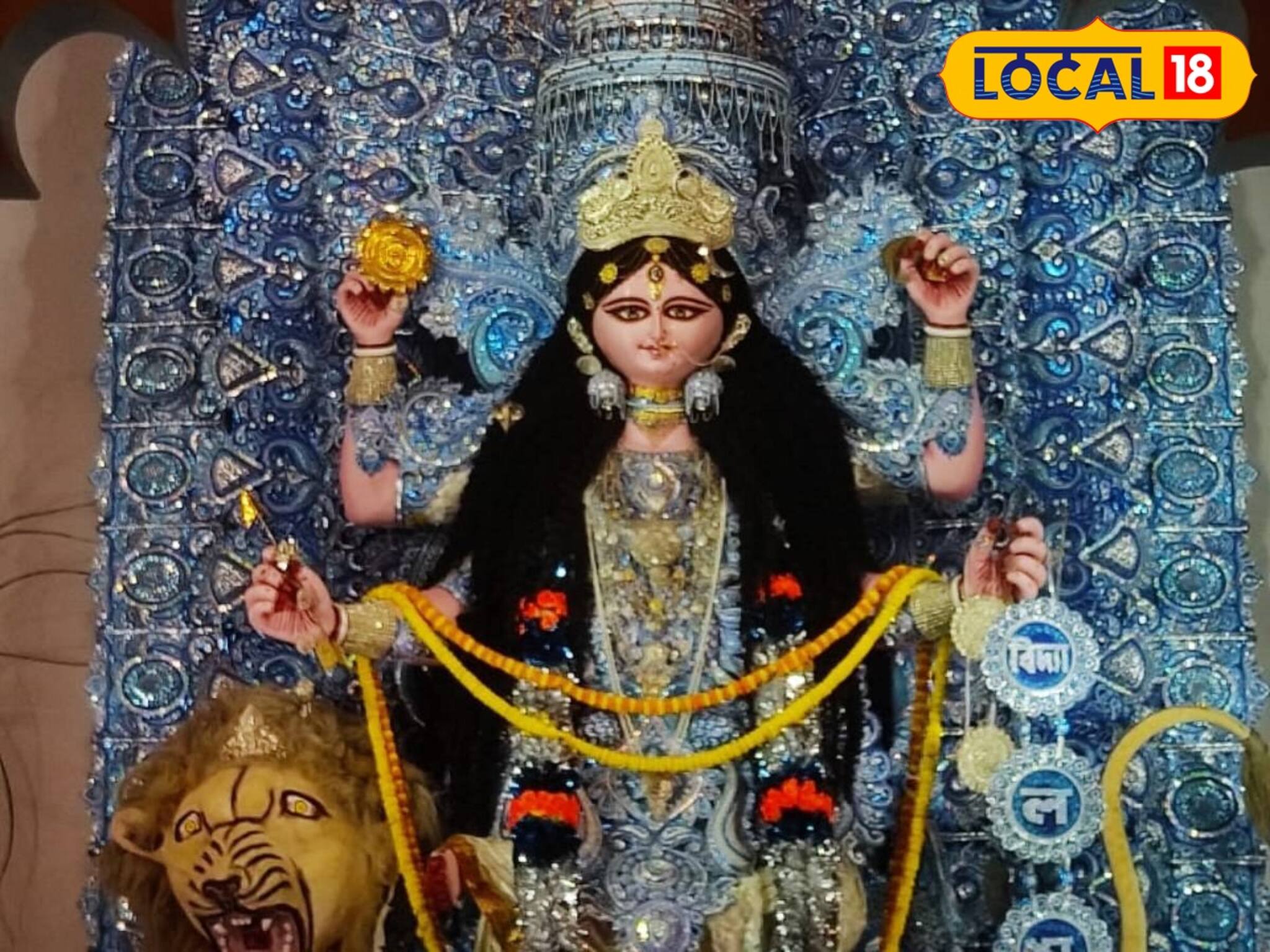 জগদ্ধাত্রী পুজোতেও বৃষ্টির কোপ, দুর্যোগ মাথায় নিয়ে উদ্ধোধন! কিন্তু দর্শকদের উৎসাহ তুঙ্গে