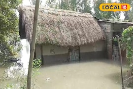 কোটালে জলের তোড়ের ভয়ঙ্কর চেহারা! থমকে বাঁধ মেরামতি, রায়মঙ্গলের নোনা জলে ভাসছে গোসাবা